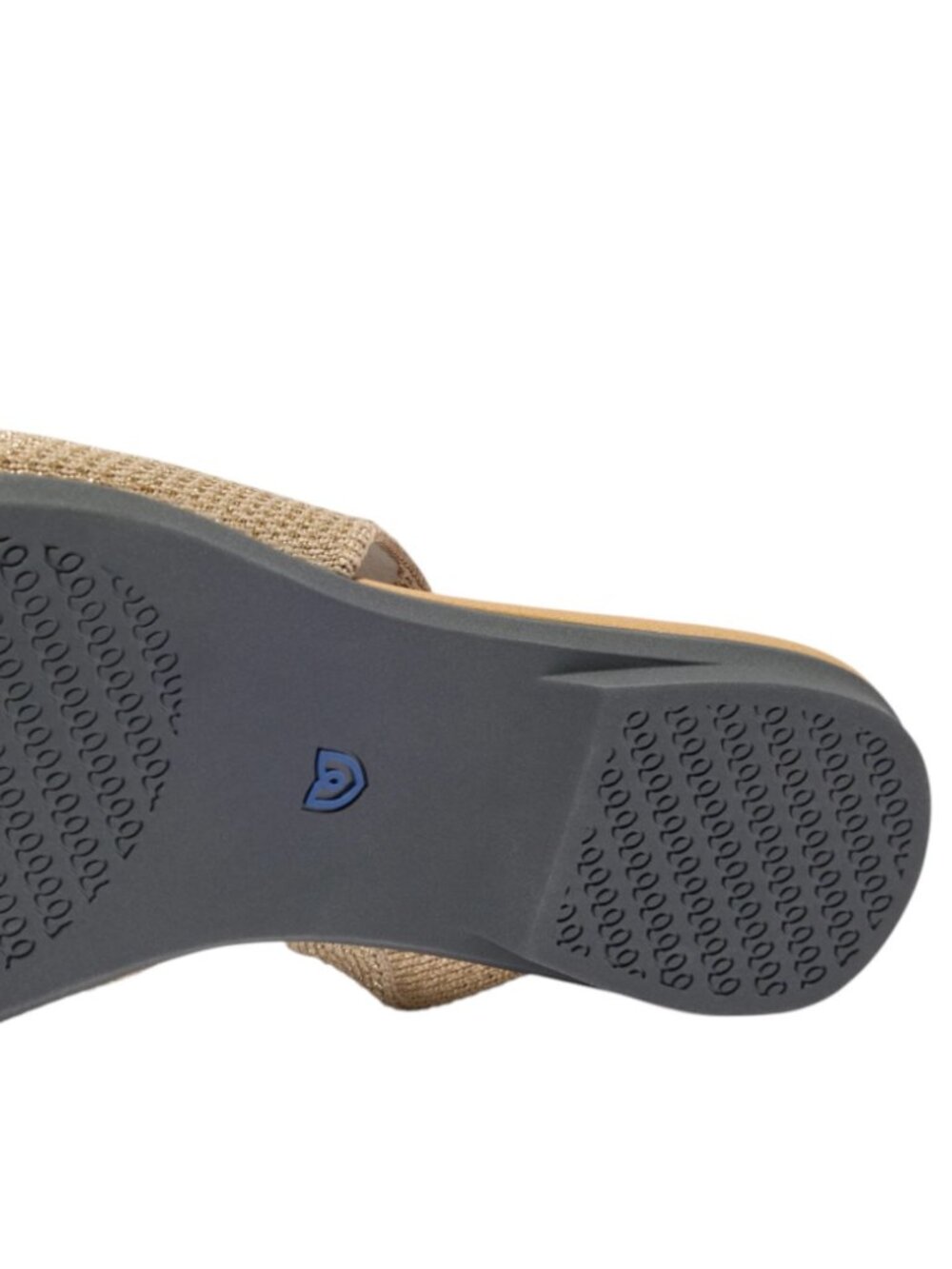 Rothy's The Almond Toe Slingback Flat In Metallic Prosecco Comfort Casual Sz 8.5 - Picture 7 of 7